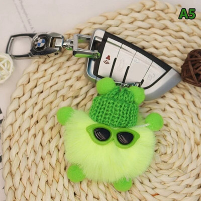 Μίνι Ρεξ Κουνέλι Μπρελόκ Χνουδωτά Μπρελόκ Μπρελόκ Pom Pom Μπρελόκ