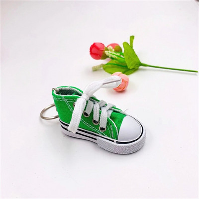 Creative 3D Canvas Sneaker Tenisa apavu atslēgu piekariņš Cute Mini Sport Kurpes Kulons Atslēgu piekariņi Automašīnas Simulācija Piekariņu soma atslēgu turētājs
