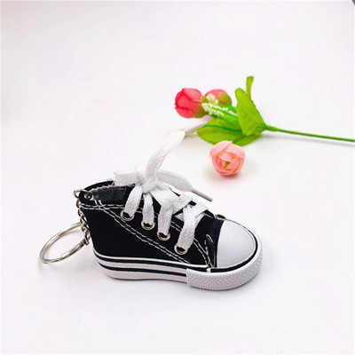 Creative 3D Canvas Sneaker Tenisa apavu atslēgu piekariņš Cute Mini Sport Kurpes Kulons Atslēgu piekariņi Automašīnas Simulācija Piekariņu soma atslēgu turētājs