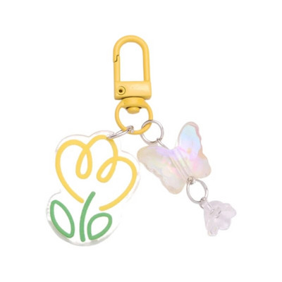 Gradients/vienkrāsains Star Charm atslēgu piekariņš jauks kulons automašīnas atslēgu piekariņš mugursomas dekorēšana modes soma šarmu rotaslieta dāvana