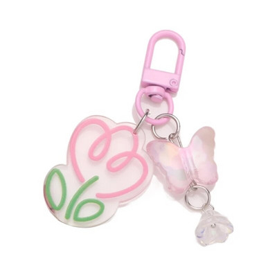 Gradients/vienkrāsains Star Charm atslēgu piekariņš jauks kulons automašīnas atslēgu piekariņš mugursomas dekorēšana modes soma šarmu rotaslieta dāvana