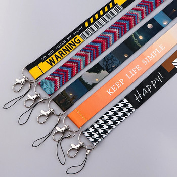 FI18 λουράκι σχοινιού Μπρελόκ με κορδόνι για λαιμό Δώρα για φοιτητές Κλειδιά μακρύ τηλέφωνο USB Κρεμαστά στολίδια Anti-Lost Hang Rope Fashion