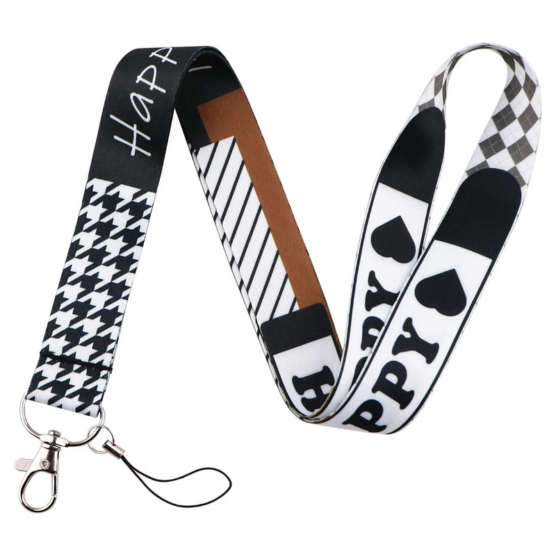 FI18 virves siksna atslēgu piekariņš kakla štrope Dāvanas studentiem atslēgas garais tālrunis USB piekārtiem rotājumi pret pazaudēšanu pakaramo virvi Mode