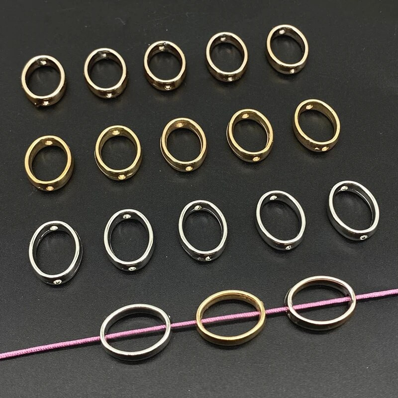 20 τμχ/παρτίδα Love Heart Hollow Χρυσό Χρώμα Ασημί Χρώμα CCB Loose Spacer Beads for Jewelry Making DIY κολιέ βραχιόλι