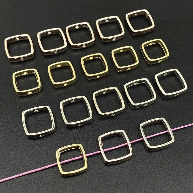 20 τμχ/παρτίδα Love Heart Hollow Χρυσό Χρώμα Ασημί Χρώμα CCB Loose Spacer Beads for Jewelry Making DIY κολιέ βραχιόλι