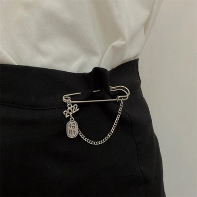 Korejiešu stila metāla tauriņu ķēdes sakta sievietēm vīriešu uzvalku dekorēšana pušķu ķēde metāla krelles pin auduma rotaslietas aksesuāri