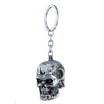 Μπρελόκ Terminator Skull Head Ανδρικά Γυναικεία Κρεμαστό Κρεμαστό Μπρελόκ Κοσμήματα Αξεσουάρ κλειδιών αυτοκινήτου