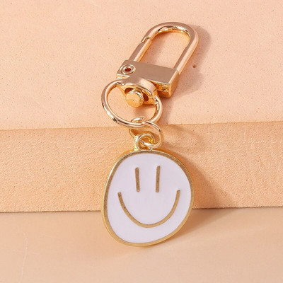 Χαριτωμένο Smile Face Μπρελόκ Emoticon Μπρελόκ Μπρελόκ μενταγιόν για άντρες Γυναικείες θήκες για μπρελόκ Τσάντα κουλούρια Κρεμαστά κοσμήματα DIY Δώρα