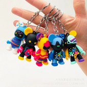 Δημιουργικό καρτούν χώρο βίαιη αρκούδα κούκλα μπρελόκ τσάντα μενταγιόν φοιτητικό δώρο στολίδια αξεσουάρ ρούχων