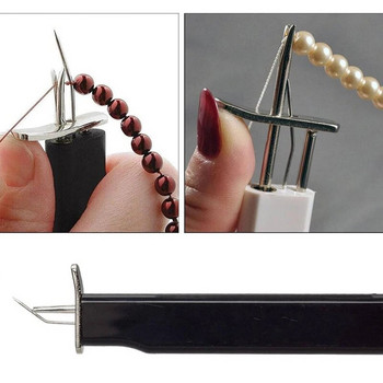 Διακοσμητικοί κόμποι ασφαλείας για DIY κοσμήματα Pearl Beading Tool Bead Knotting Craft Jewelry Bracelet Helper Μεταξωτό νήμα