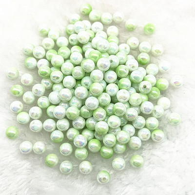 4mm 6mm 8mm 10mm Κρεμ Σειρά Στρογγυλές Ακρυλικές Πέρλες Χάντρες Loose Spacer Beads for Jewelry Making DIY βραχιόλια σκουλαρίκια κολιέ