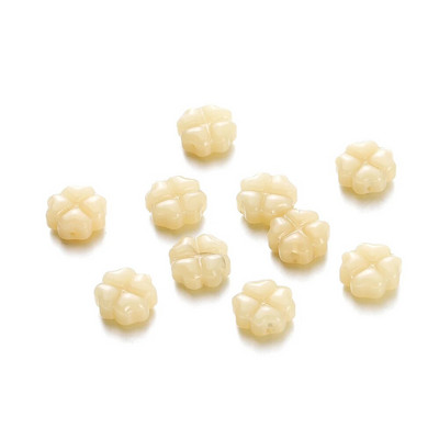 10/20 gab 10 mm čehu lampas kristāla ziedu starplikas krelles, plakanas, apaļas, vaļīgas krelles DIY rotaslietu izgatavošanas piederumi.