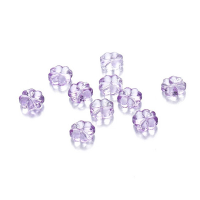 10/20 gab 10 mm čehu lampas kristāla ziedu starplikas krelles, plakanas, apaļas, vaļīgas krelles DIY rotaslietu izgatavošanas piederumi.