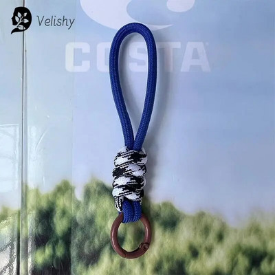 Atslēgu piekariņu aukla Spēcīga siksna atslēgām Pīta lietussargu virve, piekarināma mobilā tālruņa aksesuāri ķēdes aukla