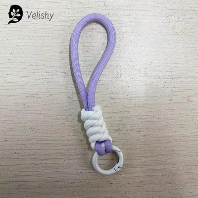 Atslēgu piekariņu aukla Spēcīga siksna atslēgām Pīta lietussargu virve, piekarināma mobilā tālruņa aksesuāri ķēdes aukla