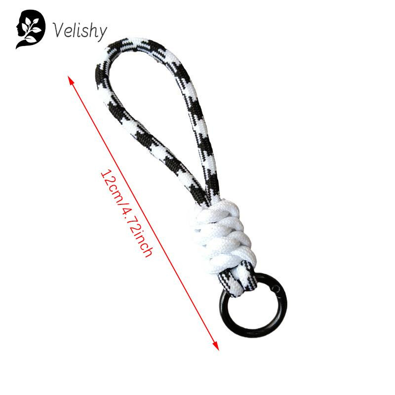 Atslēgu piekariņu aukla Spēcīga siksna atslēgām Pīta lietussargu virve, piekarināma mobilā tālruņa aksesuāri ķēdes aukla