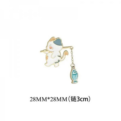 Μπροσού για Γυναικεία Κορίτσια Μόδα Γατάκι Μεταλλικά Εμβλήματα Σακίδιο πλάτης γιακά καρφίτσα καρφίτσες καρφίτσες κοσμήματα Δώρα