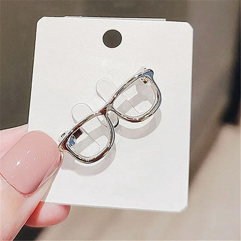 2024 Ιαπωνική έκδοση Χαριτωμένα κούφια γυαλιά καρφίτσα με μοντέρνα προσωπικότητα αστεία καρφίτσα γιακά καρφίτσα υψηλής ποιότητας αξεσουάρ κοστουμιού πόρπη