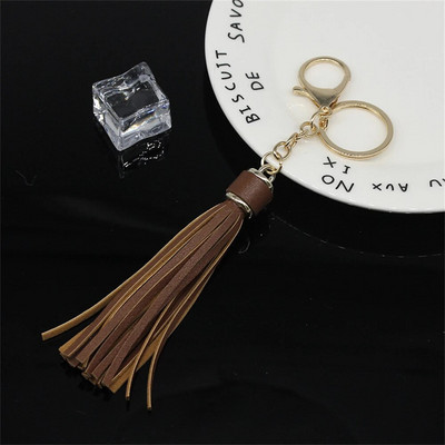 Izsmalcināta gara PU ādas pušķu atslēgu ķēde Luksusa bārkstis soma Rotājumi Aksesuāri Automašīnas Piekariņš Atslēgu piekariņš Viduklis Maks Atslēgu piekariņš