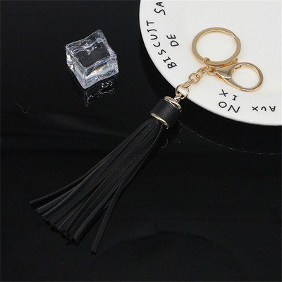 Izsmalcināta gara PU ādas pušķu atslēgu ķēde Luksusa bārkstis soma Rotājumi Aksesuāri Automašīnas Piekariņš Atslēgu piekariņš Viduklis Maks Atslēgu piekariņš