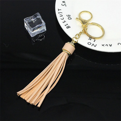 Izsmalcināta gara PU ādas pušķu atslēgu ķēde Luksusa bārkstis soma Rotājumi Aksesuāri Automašīnas Piekariņš Atslēgu piekariņš Viduklis Maks Atslēgu piekariņš