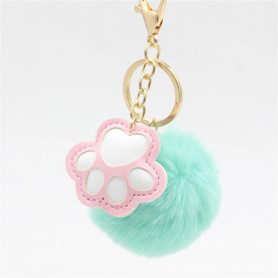 Μπρελόκ Kawaii Cat Claw Κρεμαστό μπρελόκ με πόδι ζώου για γυναικεία τσάντα τσάντα πλάτης Γούρι Αξεσουάρ αυτοκινήτου Δώρο κοσμήματα για πάρτι