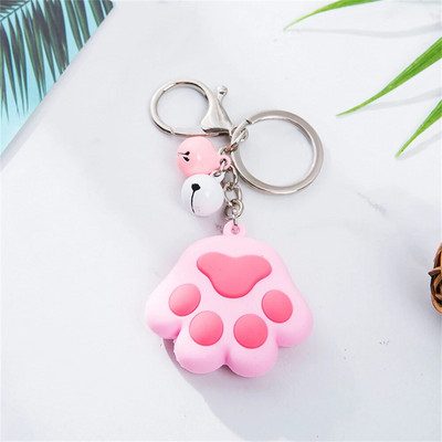 Μπρελόκ Kawaii Cat Claw Κρεμαστό μπρελόκ με πόδι ζώου για γυναικεία τσάντα τσάντα πλάτης Γούρι Αξεσουάρ αυτοκινήτου Δώρο κοσμήματα για πάρτι