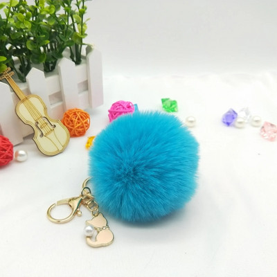 Χαριτωμένο ροζ γούνα γάτας Μπρελόκ ψεύτικο γούνινο μπρελόκ Μπρελόκ Χνουδωτό Πομπον Μπρελόκ Μπρελόκ Μπρελόκ Μπρελόκ Llaveros Chaveiros Μπρελόκ