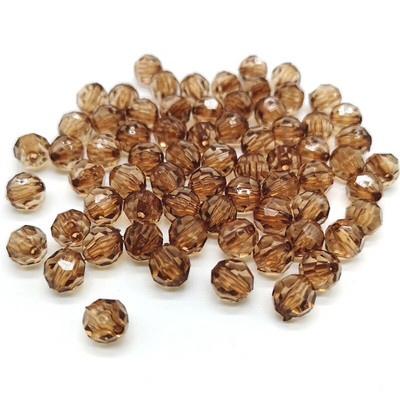 6/8/10/12mm Rondelle slīpētas akrila krelles, vaļīgas starplikas krelles rokām darinātām kaklarotu rokassprādzēm rotaslietu izgatavošana vairumtirdzniecība