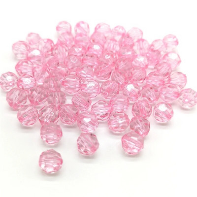 6/8/10/12mm Rondelle slīpētas akrila krelles, vaļīgas starplikas krelles rokām darinātām kaklarotu rokassprādzēm rotaslietu izgatavošana vairumtirdzniecība