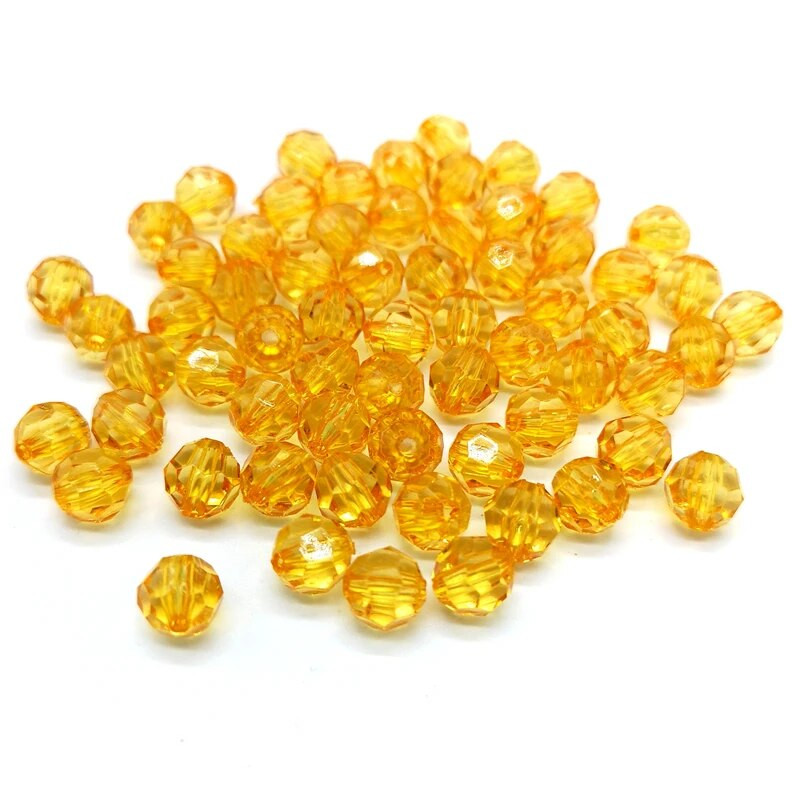 6/8/10/12mm Rondelle slīpētas akrila krelles, vaļīgas starplikas krelles rokām darinātām kaklarotu rokassprādzēm rotaslietu izgatavošana vairumtirdzniecība