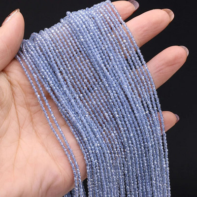 2 gab dabīgā akmens spineļa krelles, mazas slīpētas, spīdīgas kristāla pērlītes rotaslietu izgatavošanai, kaklarotas rokassprādzes aksesuāri, 15 collas