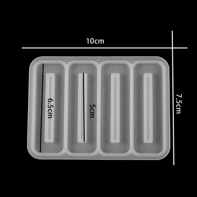 Καλούπια σιλικόνης για φουρκέτα για εργαλεία κατασκευής κοσμημάτων DIY Χειροτεχνία με ρητίνη UV Γεωμετρικά αξεσουάρ μαλλιών πολλαπλών σχημάτων Καλούπι εποξειδικής ρητίνης