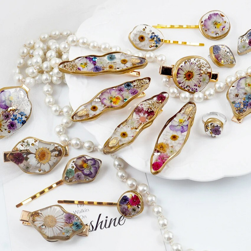 Καλούπια σιλικόνης για φουρκέτα για εργαλεία κατασκευής κοσμημάτων DIY Χειροτεχνία με ρητίνη UV Γεωμετρικά αξεσουάρ μαλλιών πολλαπλών σχημάτων Καλούπι εποξειδικής ρητίνης