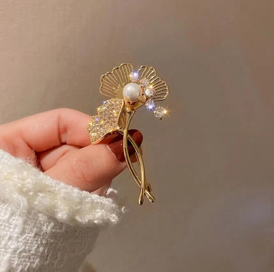 Uued naturaalsest koorega kivist liblikaprossid naistele reväärinõelad Elegantsed peoriided, ülikond, väikesed aksessuaarid, kingitus