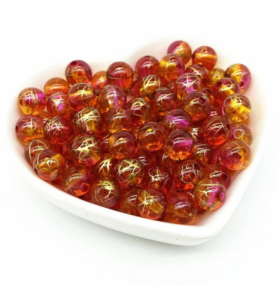 50 tk 8 mm kahevärvilised akrüülhelmed Vahehelmed ehete valmistamiseks Käsitsi isetegemine #RoLi