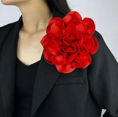 19 cm suur lilleline pross, käsitsi valmistatud rõivaste aksessuaarid