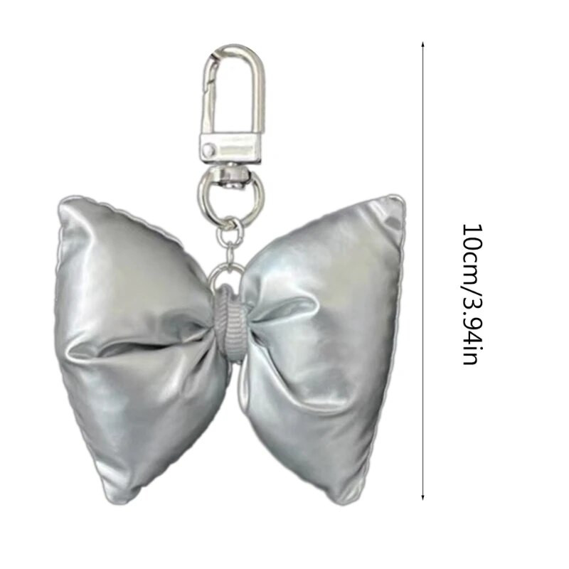 Stilīgs Bowknot kulons atslēgu piekariņa bantītes formas atslēgu piekariņu somas ornaments