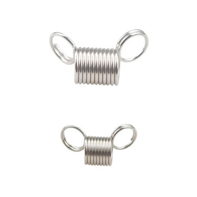 10 τμχ Μεταλλικά πώματα για χάντρες Tension Spring Bead Wire Ends Εργαλεία κατασκευής κοσμημάτων