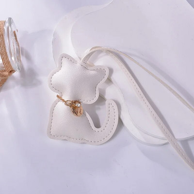 Clasic drăguț pisică câine geantă pandantiv breloc modă piele PU teckel breloc accesorii