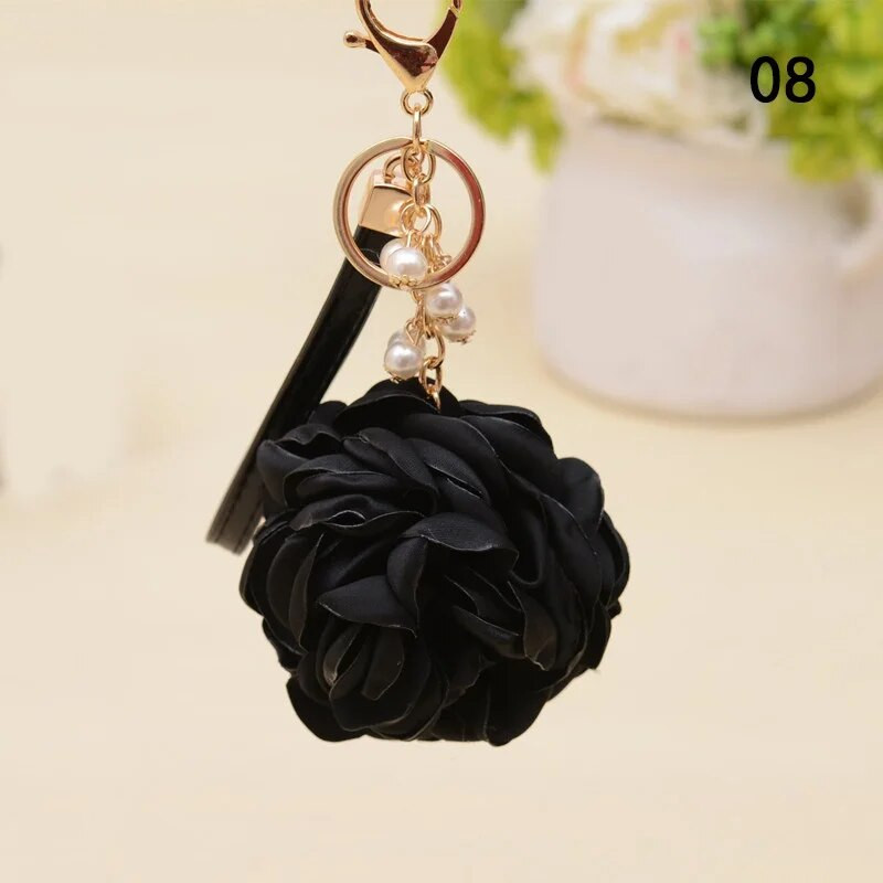 Roosiõieline võtmehoidja tuti ripats võtmehoidja kingikott Lihtne auto
