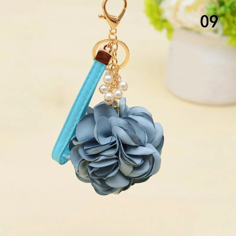 Roosiõieline võtmehoidja tuti ripats võtmehoidja kingikott Lihtne auto