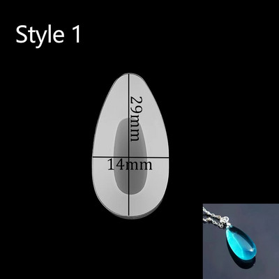 1gab ūdens pilienu kuloni silikona veidne caurspīdīga epoksīda sveķu veidnes kristāla auskari kaklarotas rotaslietu izgatavošanas rīkam