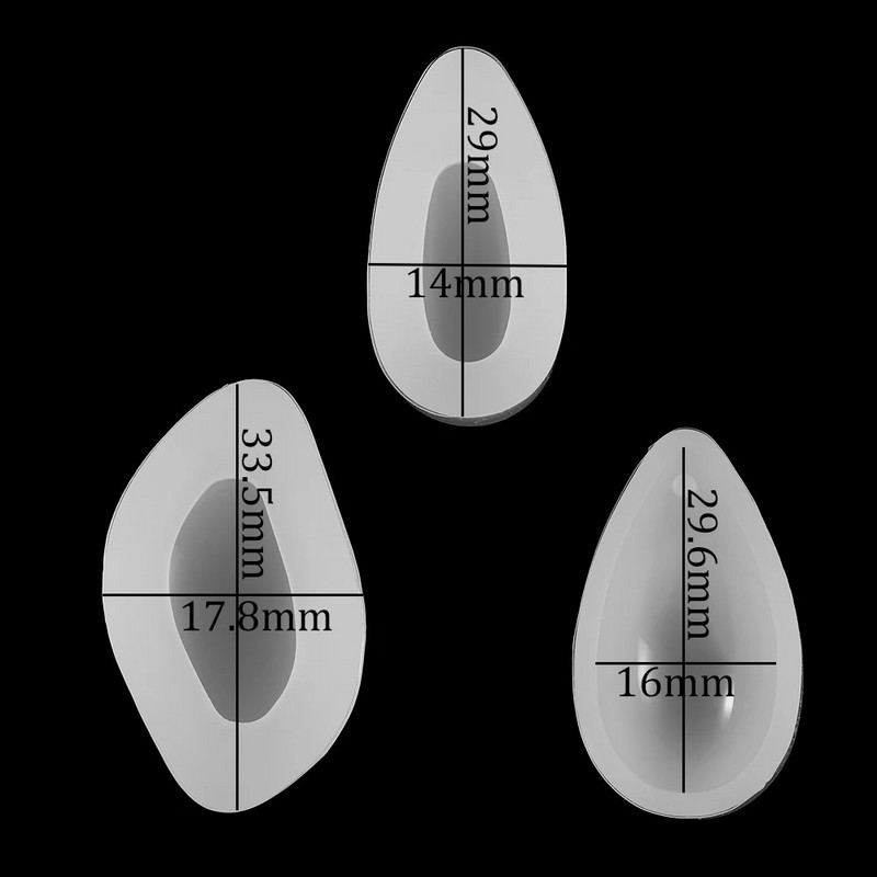 1gab ūdens pilienu kuloni silikona veidne caurspīdīga epoksīda sveķu veidnes kristāla auskari kaklarotas rotaslietu izgatavošanas rīkam