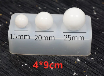 1 τμχ Star Ball 6 ομοιόμορφη Sphere Mold σιλικόνης DIY Mirror κρεμαστό καλούπι σιλικόνης UV για την κατασκευή καλουπιών Exoxy Resin κοσμημάτων Pedant