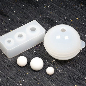 1 бр. Star Ball 6 even Sphere Silicone Mold DIY Mirror Pendant Силиконова UV форма за изработване на педант бижута, форми от екзокси смола