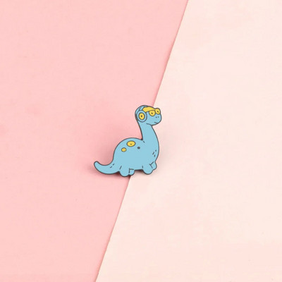 10 Style Cute Dinosaurs Enamel Pins Δημιουργικές καρφίτσες ζώων Διακόσμηση σακιδίου πλάτης για παιδιά Κοσμήματα Γυναικείο παλτό Καρφίτσα με πέτο Δώρο