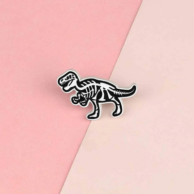 10 Style Cute Dinosaurs Enamel Pins Δημιουργικές καρφίτσες ζώων Διακόσμηση σακιδίου πλάτης για παιδιά Κοσμήματα Γυναικείο παλτό Καρφίτσα με πέτο Δώρο
