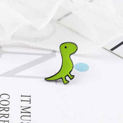 10 Style Cute Dinosaurs Enamel Pins Δημιουργικές καρφίτσες ζώων Διακόσμηση σακιδίου πλάτης για παιδιά Κοσμήματα Γυναικείο παλτό Καρφίτσα με πέτο Δώρο