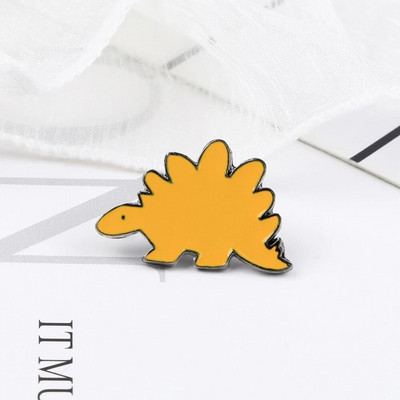 10 Style Cute Dinosaurs Enamel Pins Δημιουργικές καρφίτσες ζώων Διακόσμηση σακιδίου πλάτης για παιδιά Κοσμήματα Γυναικείο παλτό Καρφίτσα με πέτο Δώρο